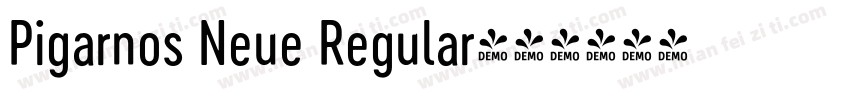 Pigarnos Neue Regular字体转换